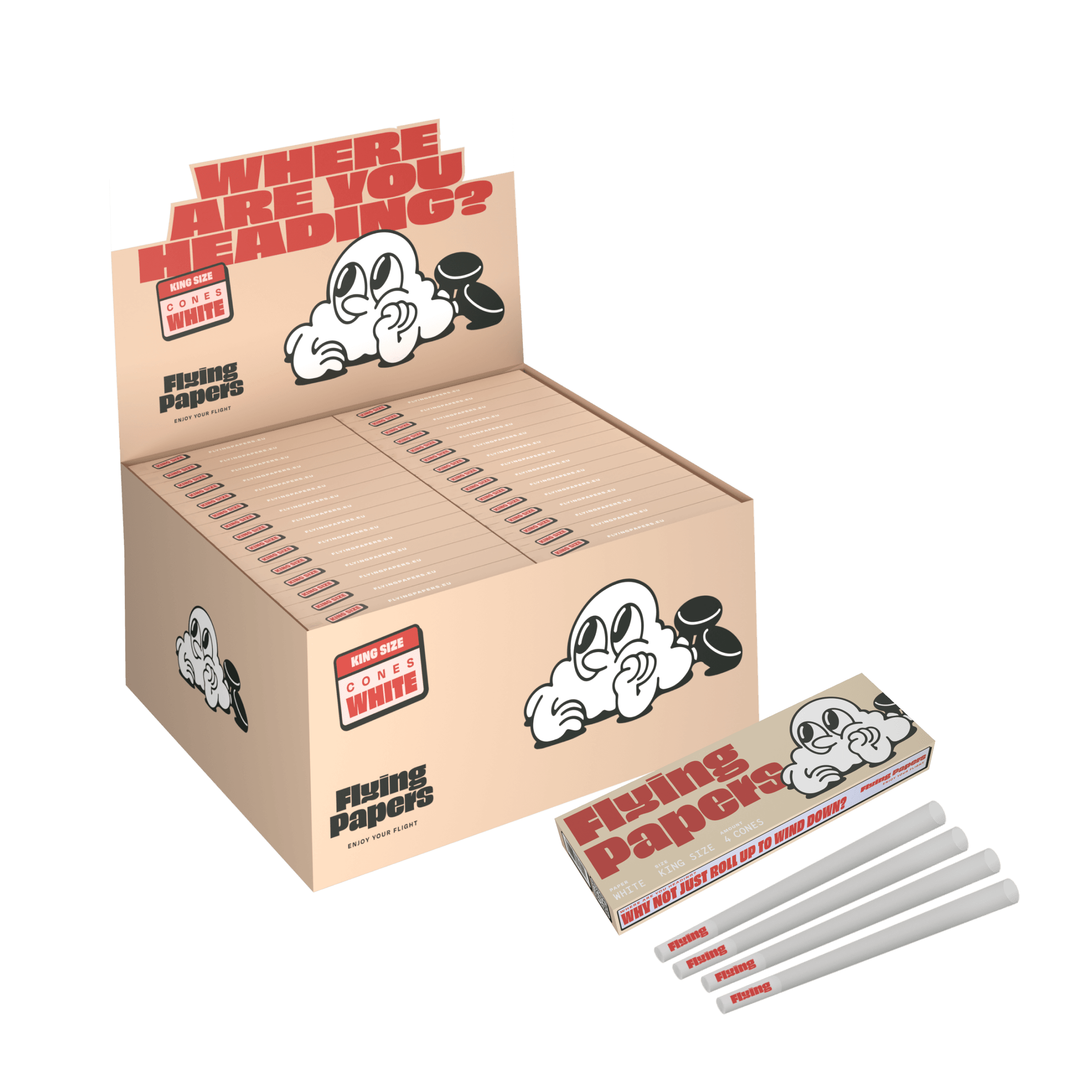 FP_Cones_KingSize_White_Box_4x60Pcs
